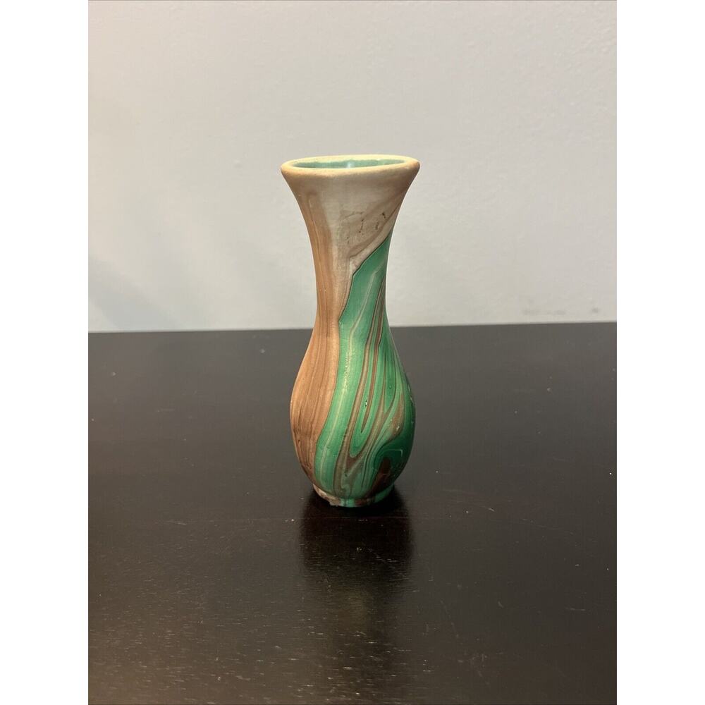 Vintage Utah Trading Post Tourist Pottery-Nemadji-Bud Vase 5”